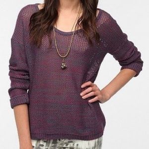 UO byCorpus Marled Netted Pullover Sweater